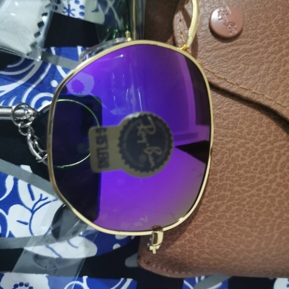NWT Rayban Flat Hexagonal Lilac 💯Authentic 3548 - Picture 3 of 5